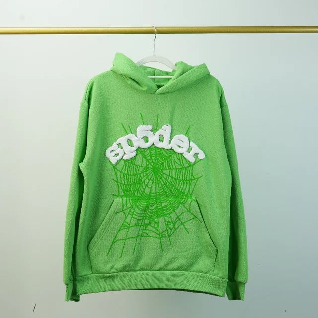 Latest Green Sp5der Hoodie Collection